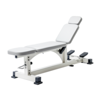 AI generated Abdominal gym bench isolated on transparent background png