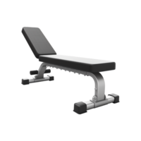 AI generated Abdominal gym bench isolated on transparent background png