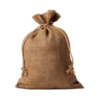 AI generated Burlap sack isolated on transparent background png