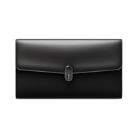 AI generated Black Purse isolated on transparent background png