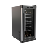 AI generated Wine fridge cooler isolated on transparent background png