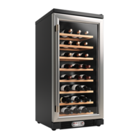 ai generiert Wein Kühlschrank Kühler isoliert auf transparent Hintergrund png