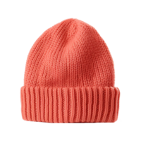 AI generated Knitted hat color isolated on transparent background png