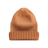 AI generated Knitted hat color isolated on transparent background png