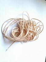 Photo of tangled rope or twine. This photo is perfect for calendar photos, magazines, book covers, posters, advertisements