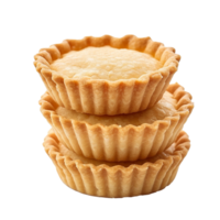 ai generado tartaleta tarta conchas png aislado en transparente antecedentes