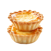 AI generated Tartlet tart shells png isolated on transparent background