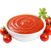 AI generated Tomato sauce isolated on transparent background png
