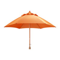 AI generated Beach umbrella isolated on transparent background png