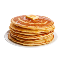 ai genererad pannkakor isolerat på transparent bakgrund png