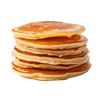 ai genererad pannkakor isolerat på transparent bakgrund png