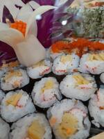 Sushi food photo. Perfect for food recipes, food menus, magazines, tabloids photo