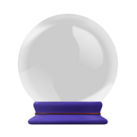 Kristall Ball Symbol niedrig poly, 3d Rendern png