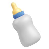 bebé Leche botella icono, 3d representación png