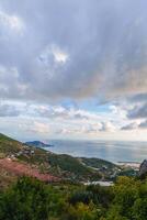 Stunning view of the ocean and sky photo