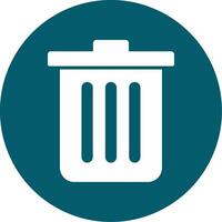 Dustbin Vecto Icon vector