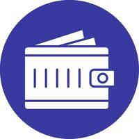 Cash Wallet Vecto Icon vector