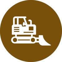 Bulldozer Vecto Icon vector