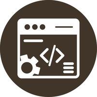 Web Development Vecto Icon vector