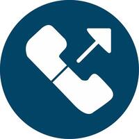 Outgoing Call Vecto Icon vector