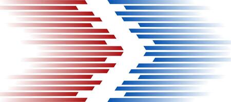 abstract red blue stripes blurry gradient design background vector
