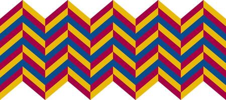 abstract chevron decorative vintage zigzag design background vector