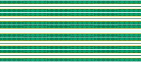 green stripe horizontal decorative geometric vintage design background vector