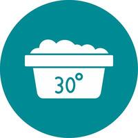 Wash Cold Vecto Icon vector