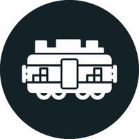 tren carga vecto icono vector