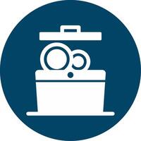 Dish Washer Vecto Icon vector