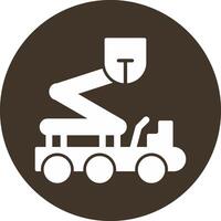 Boom Lift Vecto Icon vector