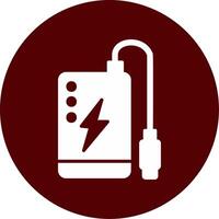 Power Bank Vecto Icon vector