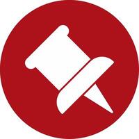 Push Pin Vecto Icon vector