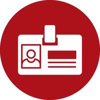 Identity Card Vecto Icon vector