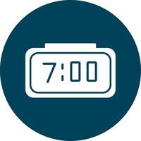 Digital Clock Vecto Icon vector