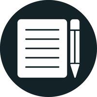 Note Pad Vecto Icon vector