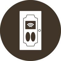 Smart Door Vecto Icon vector