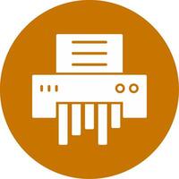 Paper Shredder Vecto Icon vector