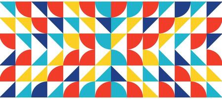colorful triangle mosaic diagonal design backdrop background vector