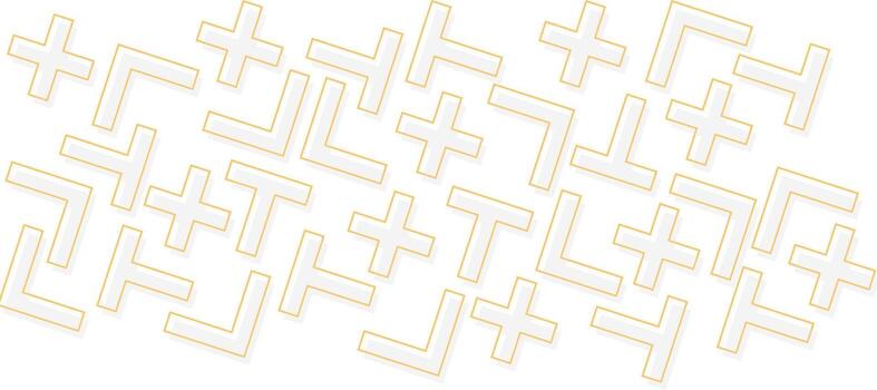 resumen rompecabezas conformado amarillo contornos diseño antecedentes vector