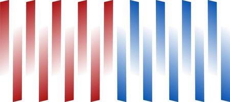 abstract red blue vertical stripes blurry gradient design background vector