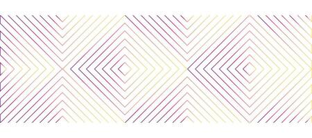 gradient violet outline chevron squares geometric design background vector