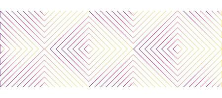 gradient violet outline chevron squares geometric design background vector