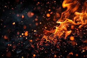 AI generated Sparkling sparks waltz photo