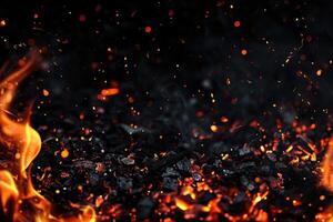 AI generated Fiery dance of essence photo