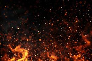 AI generated Twinkling sparks dance photo
