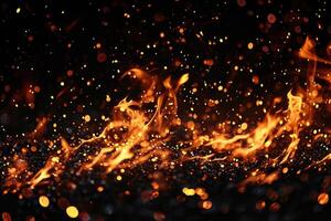AI generated Sparkling sparks waltz photo