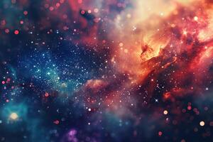 AI generated Dynamic galaxy background for your design exploration photo