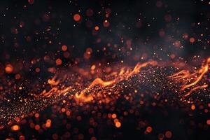 AI generated Radiant essence cascade photo