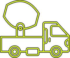 Cement Truck Vecto Icon vector